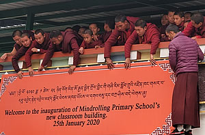 Classroom Expansion and Monks Hostel Building Inaugurated